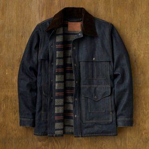 FILSON LINED DENIM CRUISER JACKET